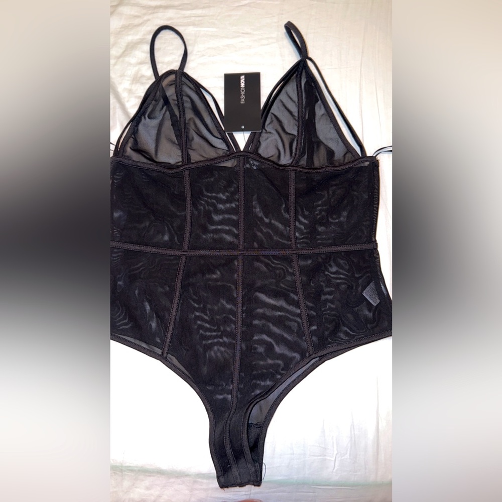 Fashion Nova Black Bodysuit